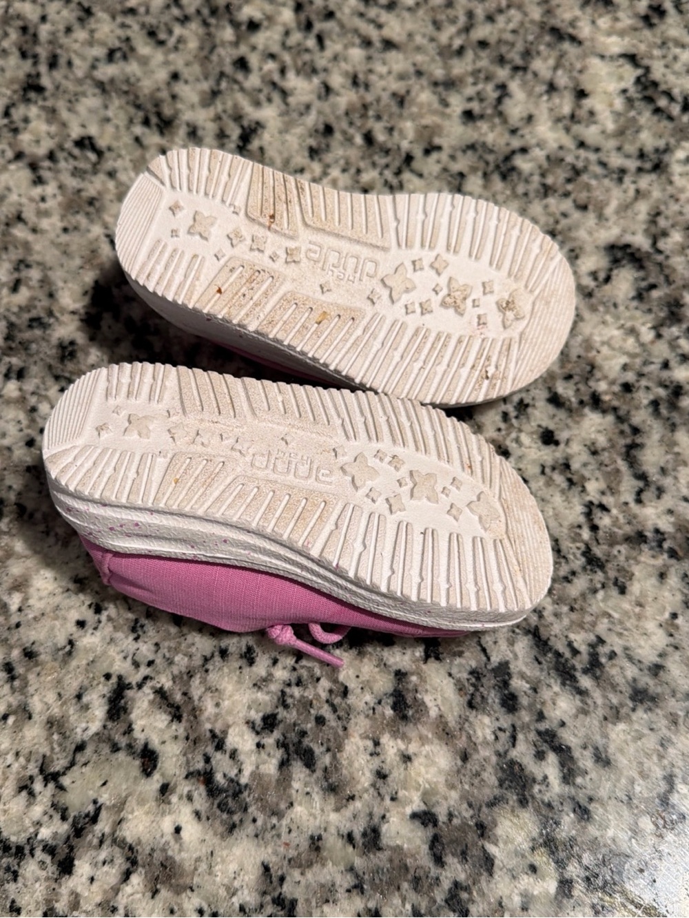 Kids Hey Dude Wendy Toddler Slub Canvas Shoes Violet Size K5 - Picture 4 of 4